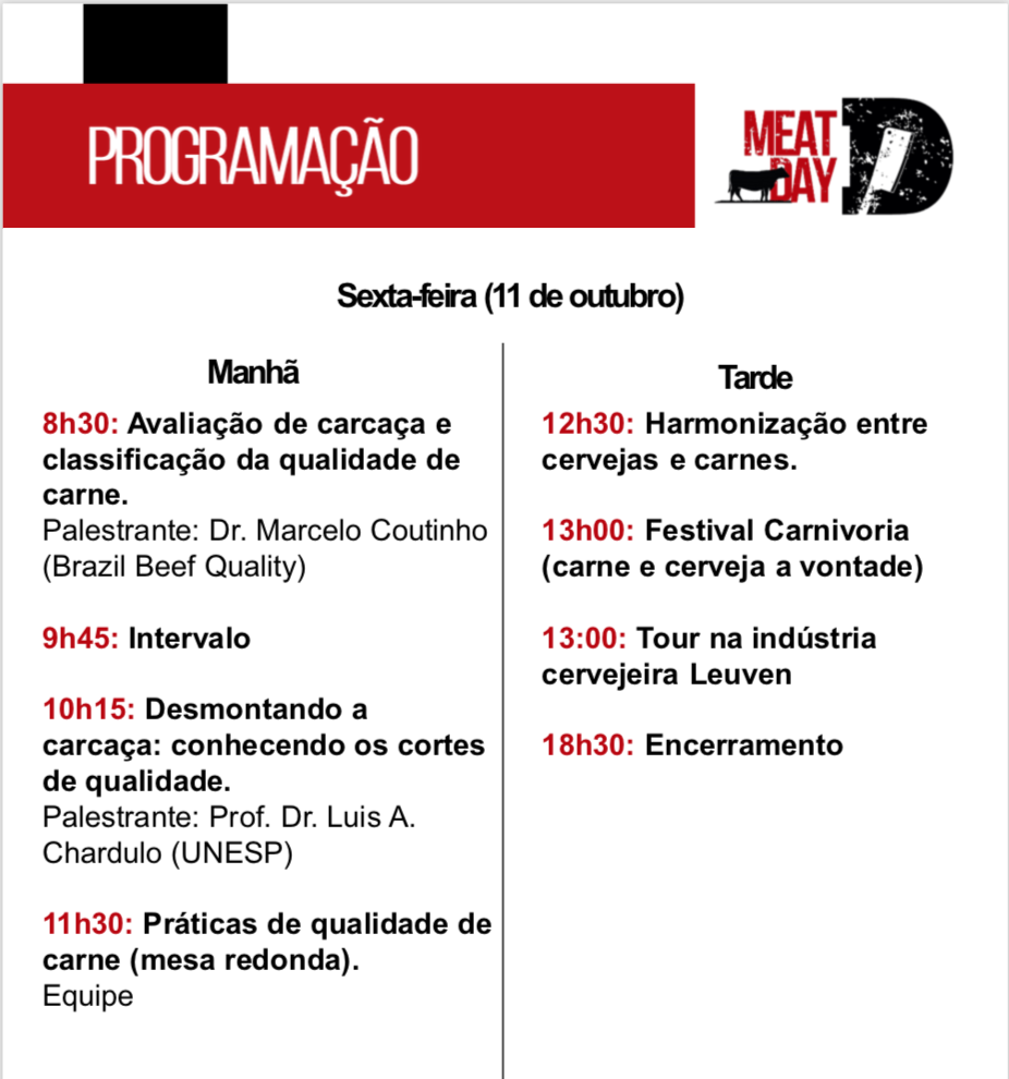 Encontro de profissionais da carne de qualidade acontece em Piracicaba Encontro de profissionais da carne de qualidade acontece em Piracicaba